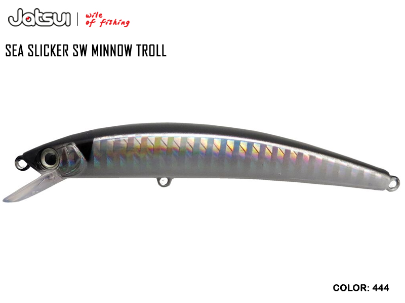 Jatsui Sea Slicker SW Minnow Troll (Length: 130mm, Weight: 18gr, Color: 444)